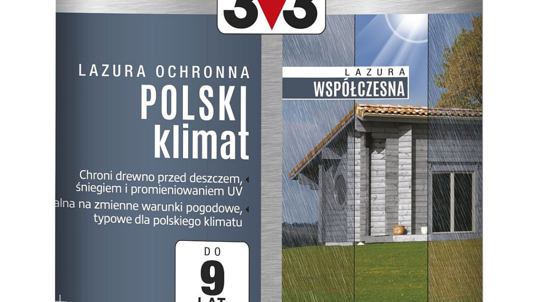 V33 prezentuje Lazurę ochronną Współczesną Polski Klimat