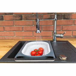 Silikonowe durszlaki KUCHINOX na zlewozmywak