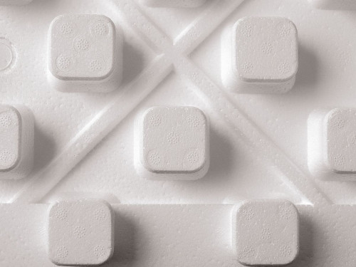 Struktura płyt styropianowych Knauf Therm Floor Heating