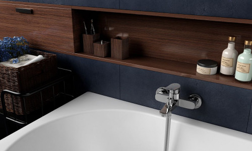 Łazienka w kolorze wenge