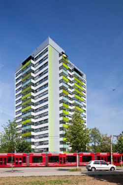 Wieżowiec w Freiburgu