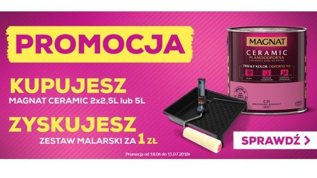 Promocja Magnat! Zestaw malarski za złotówkę!