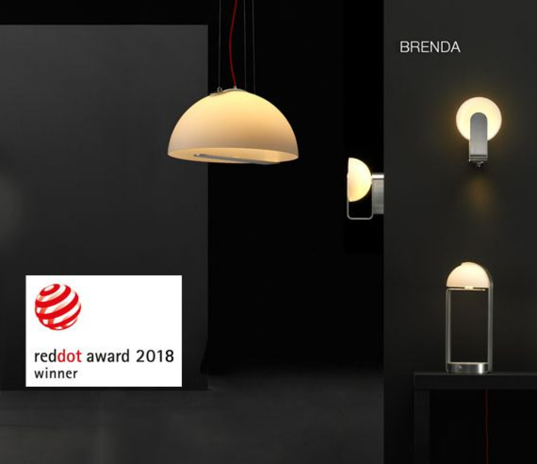 Seria lamp designerskich Brenda z nagrodą RED DOT 2018!