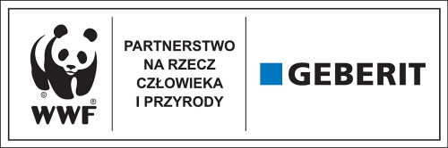 Logotyp partnerstwa WWF i Geberit
