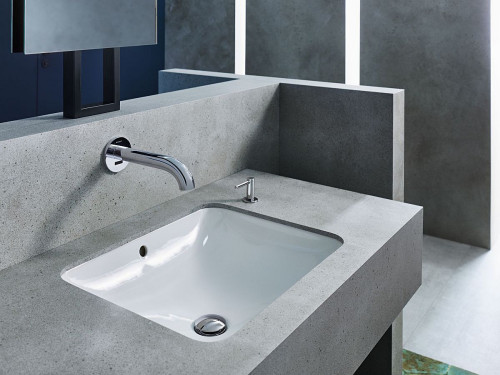 Umywalki podblatowe zapewniają dodatkowe miejsce na półce