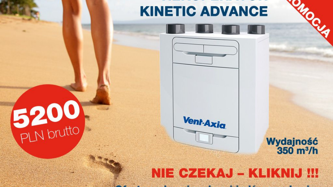 Oferta wakacyjna na rekuperator Vent-Axia