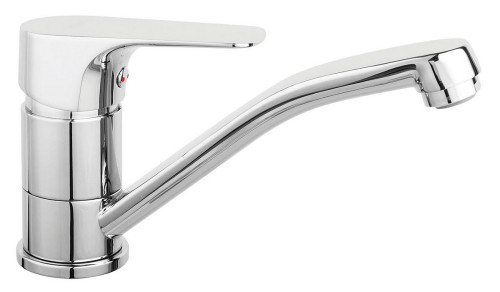 Tiga VerdeLine - Bateria umywalkowa stojąca z obrotową wylewką