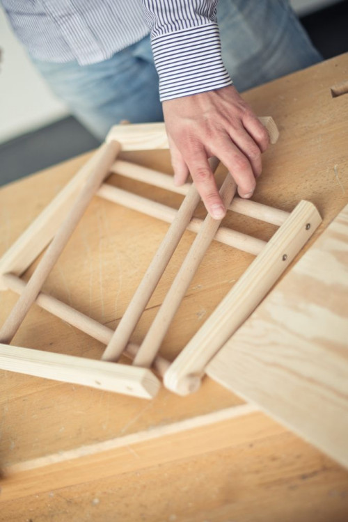 Łączenie kantówek za pomocą wałków