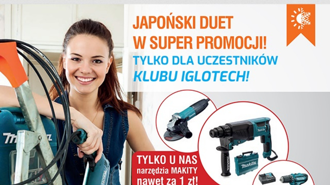 Kupuj klimatyzatory Fuji Electric i dobierz narzędzia Makity w atrakcyjnej cenie!