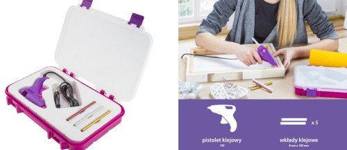 Zestaw 42E505 Pistolet klejowy