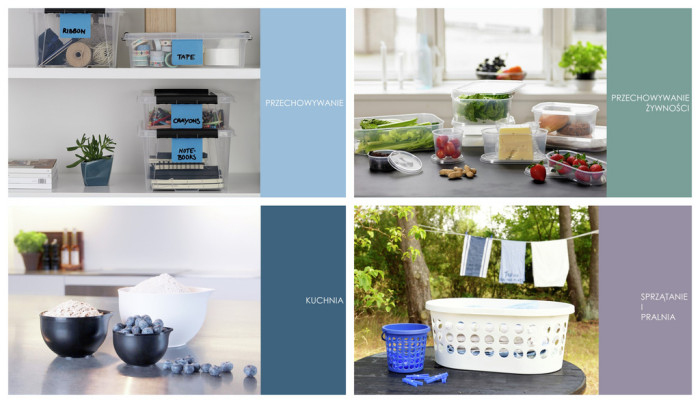 Oferta Plast Team - plastikowe pojemniki domowe w wielu kategoriach: Magazynowanie, Kuchnia, Przechowywanie żywności, Sprzątanie, Pranie i DIY.