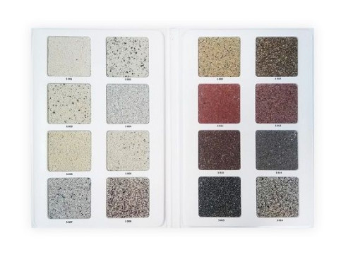 Kolory tynków mozaikowych