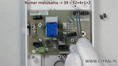 Unifon cyfrowy CYFRAL SMART D - podłączenie do instalacji domofonowej CYFRAL