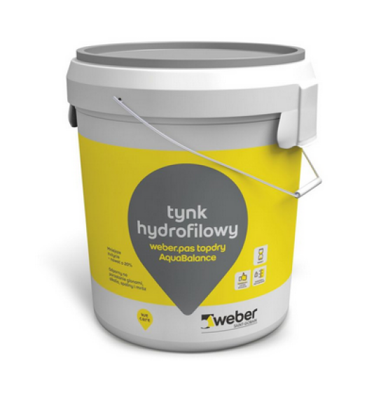 Tynk hydrofilowy weber.pas topdry AquaBalance