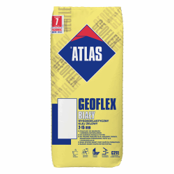 Żelowy klej wysokoelastyczny biały ATLAS GEOFLEX BIAŁY