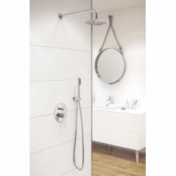 Komplet natryskowy z baterią podtynkową Raila