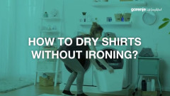 Czy można wysuszyć ubrania bez koniecznosci ich prasowania?
