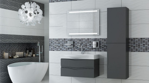 Kolekcja mebli łazienkowych - seria Wave