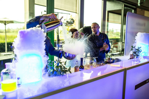 Specjalny pokaz kuchni molekularnej zorganizowany przez firmę Schüco