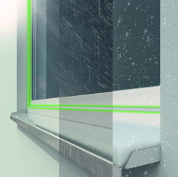 Za trwałość parametrów okna w dużej mierze odpowiadają zastosowane uszczelnienia