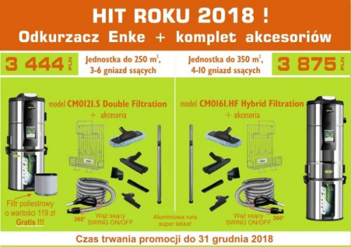 Banner promocyjny odkurzaczy Enke