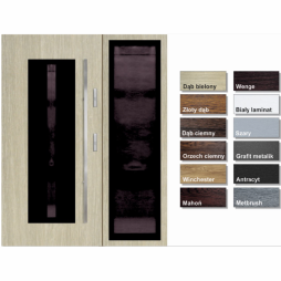 Drzwi KMT PLUS 54, KMT PLUS 75, KMT PLUS 75 max, PLUS 75 passive oraz KMT SUPERTHERM 90 z naświetlami