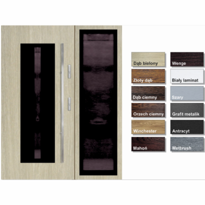Drzwi KMT PLUS 54, KMT PLUS 75, KMT PLUS 75 max, PLUS 75 passive oraz KMT SUPERTHERM 90 z naświetlami