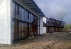 Dworek Polski: ściany wodne