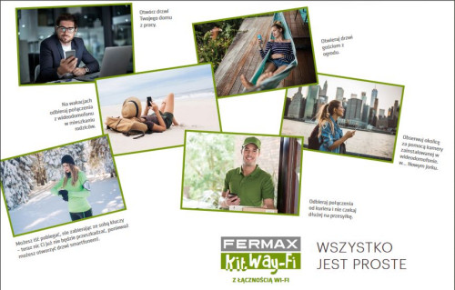 Reklama zestawu Way-Fi od Fermax