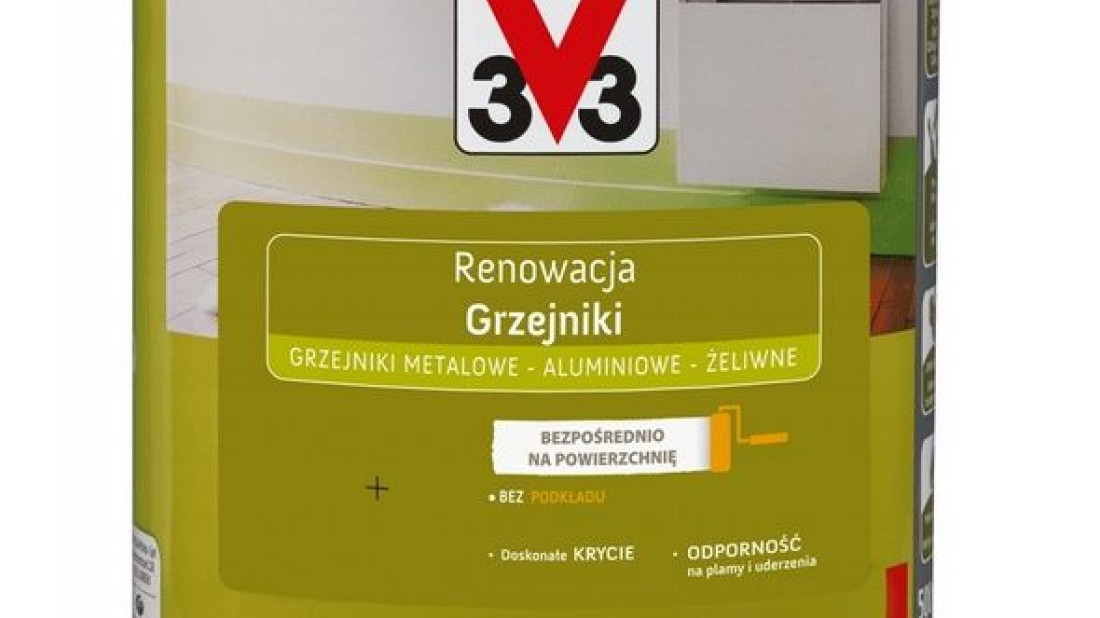 V33 prezentuje farbę Renowacja Grzejniki
