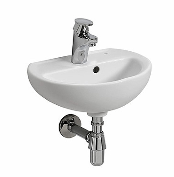 Umywalka REKORD 40 cm, z otworem, z przelewem marka Koło