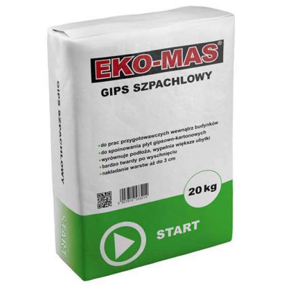 Gips szpachlowy EKO-MAS START