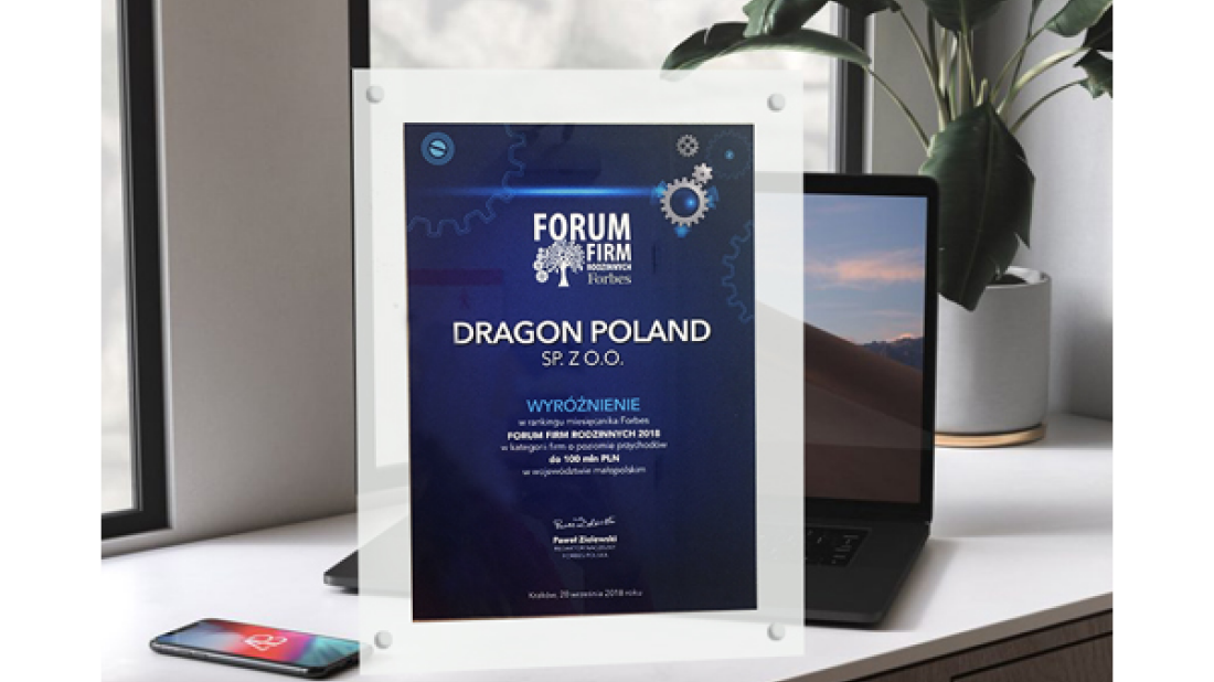 Firma Dragon wyróżniona w rankingu miesięcznika Forbes FORUM