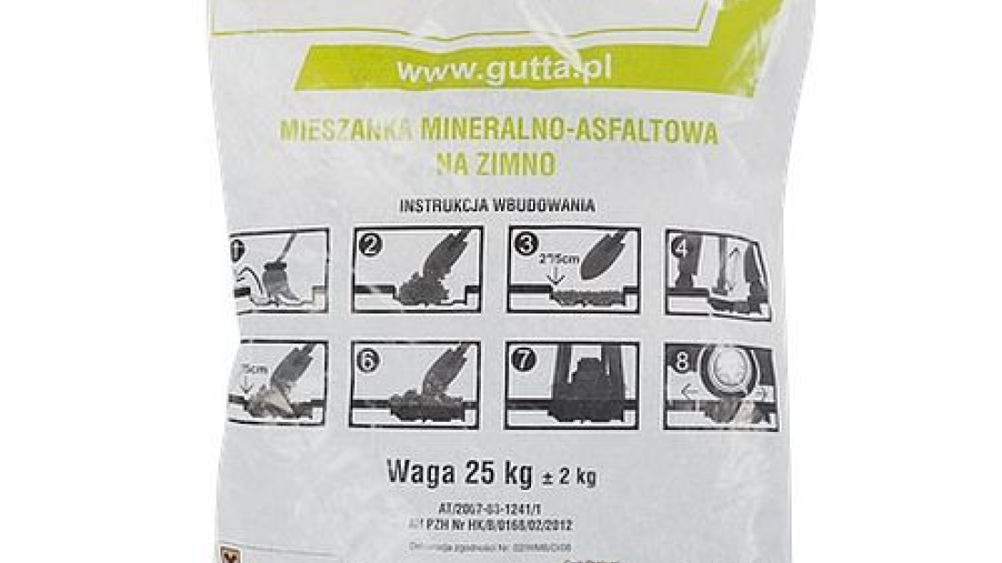 Mieszanka mineralno asfaltowa Guttasfalto