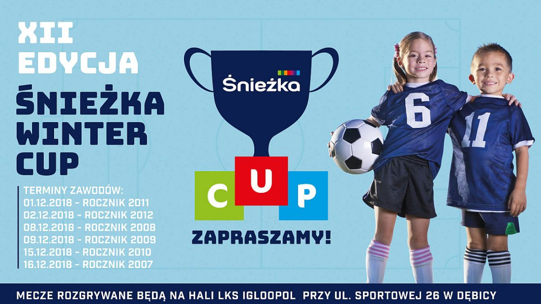 Śnieżka Winter Cup - pierwszy gwizdek już 1 grudnia!