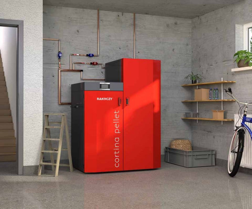 Kocioł Cortina na pellet od Rakoczy Stal