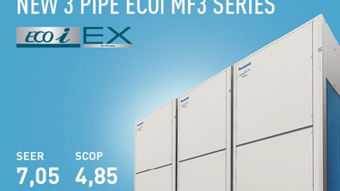 Panasonic wprowadza nowy, niezwykle wydajny system VRF ECOi-EX MF3