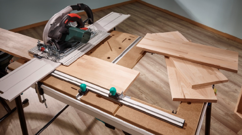 Stół maszynowo-roboczy Wolfcraft Master Cut 2500 PRO z 2 płytam