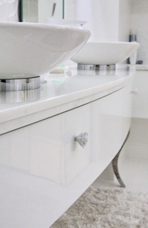 Kamienny blat łazienkowy Systemy Kominkowe Waligóra