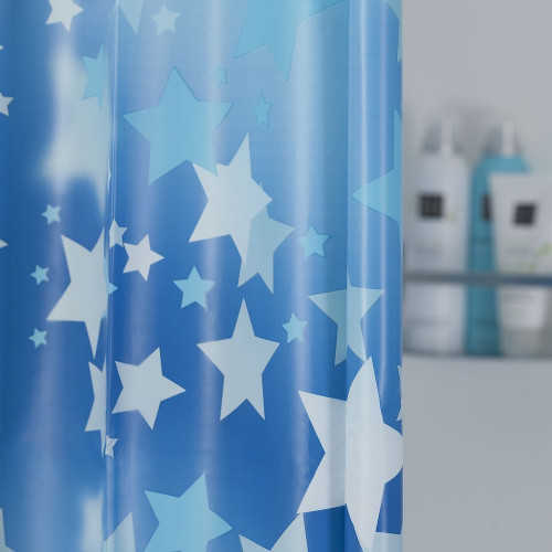 Zasłona prysznicowa w gwiazdki