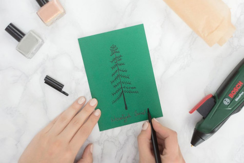 Rysowanie kształtu choinki