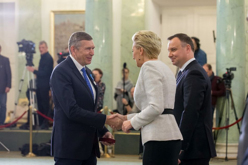 Uroczysta ceremonia wręczenia odznaczeń przez Parę Prezydencką