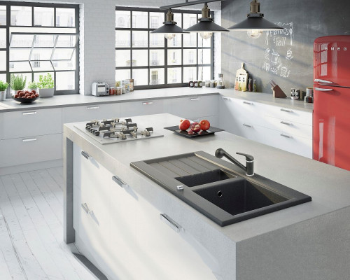 Zlewozmywak półtorakomorowy