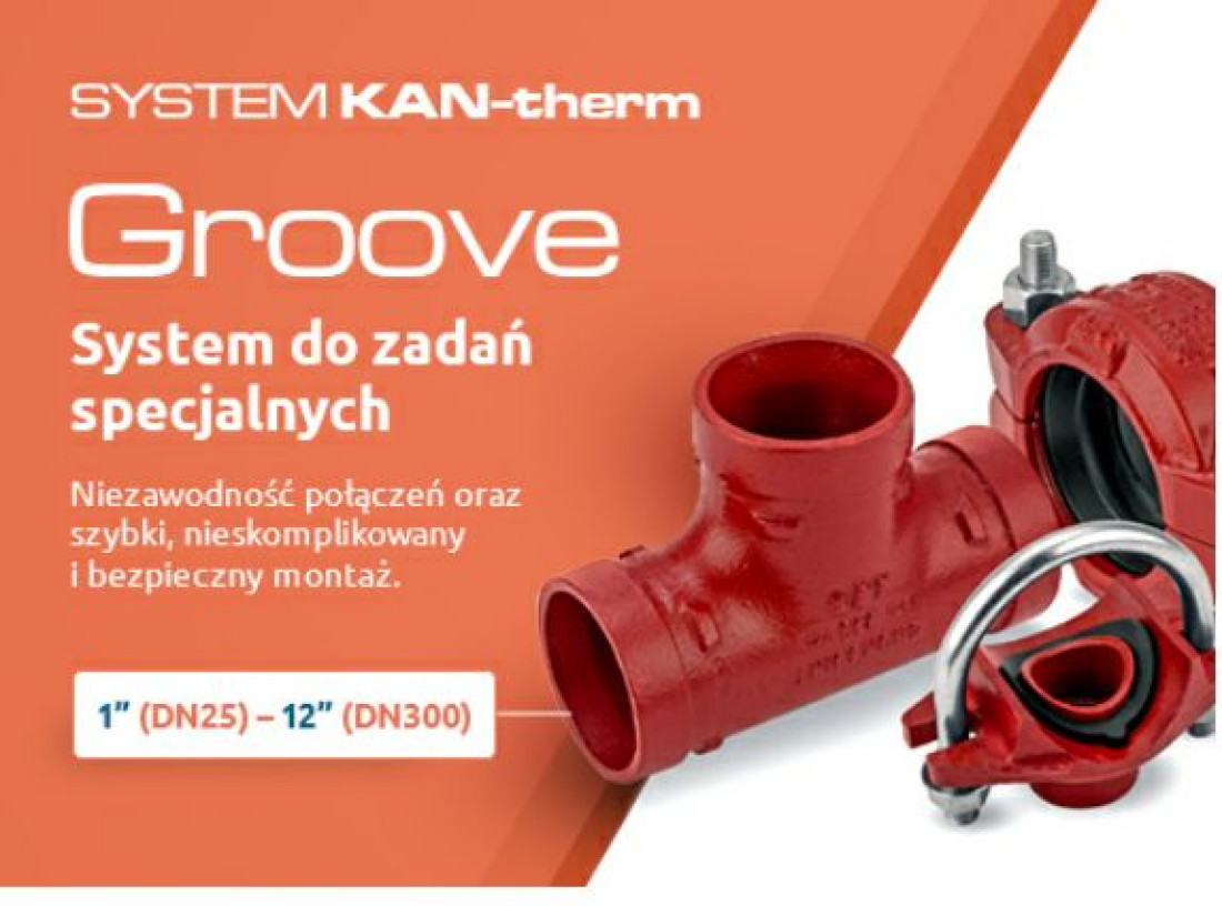 Nowy system instalacyjny KAN-therm Groove