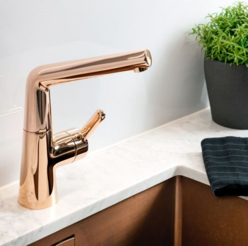 Bateria w kolorze różowego złota