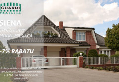 Styczniowa promocja GUARDI na ogrodzenia SIENA