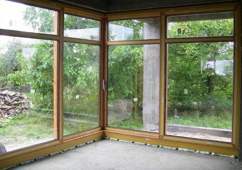 Okna narożne od wewnątrz