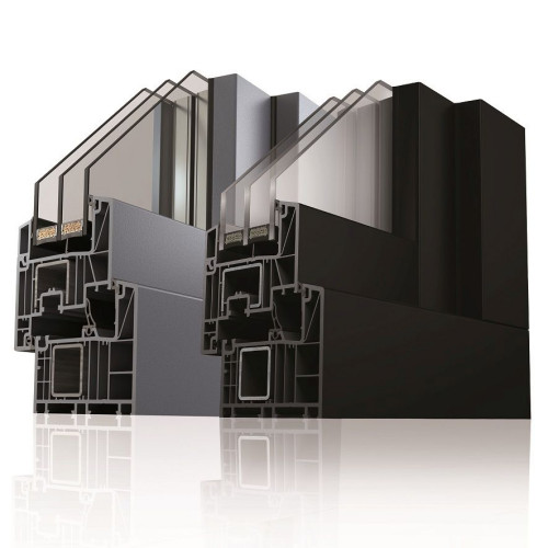 Doskonale czarne okna to najnowszy hit w stolarce okiennej. Proponowane przez MS więcej niż OKNA ALU LOOK w okleinie Jet Black matt CC+ doskonale wpisują się w ten trend, jednocześnie zapewniając ochronę przed ucieczką ciepła, izolację akustyczną i ochronę antywłamaniową