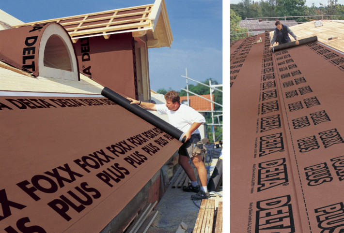 Membrana dachowa DELTA Foxx Plus – niezapalna, nierozprzestrzeniająca ognia, zapewniająca bezpieczeństwo ogniowe