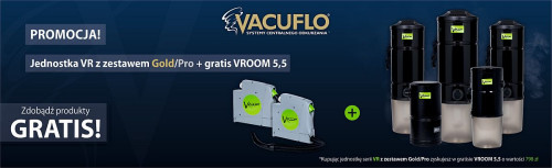 Przy zakupie jednostek z serii VROOM z zestawem GOLD lub PRO kaseta Vroom 5,5 GRATIS